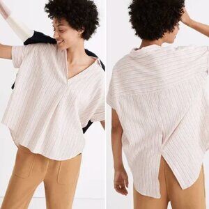 Madewell Courier Button-Back Shirt Small